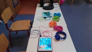 Aufbau vom Equipment